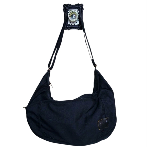 Adidas Black‎ Deoron Label Shoulder Bag Adjustable Strap - Picture 1 of 9